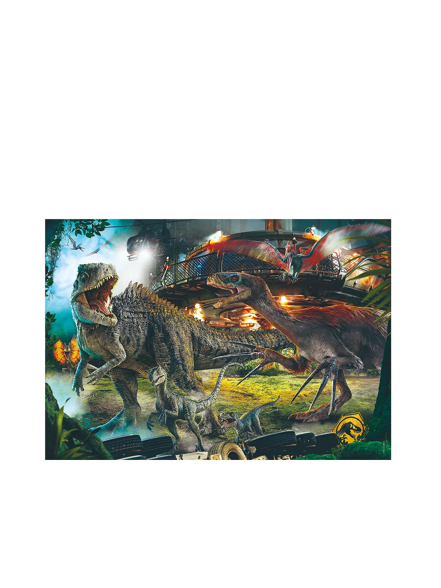 CLEMENTONI | Puzzle Brief Case - Jurassic World 1000 Teile | 